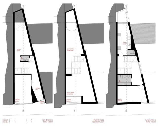 Casa Vertical: Single- Aile Konutu