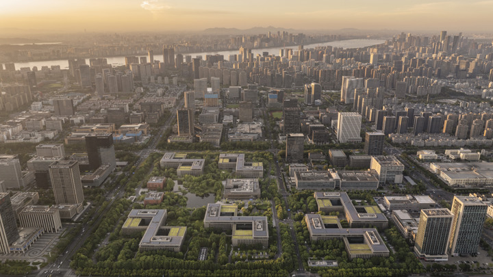 HENN Huawei R&D Park 01 Aerial View